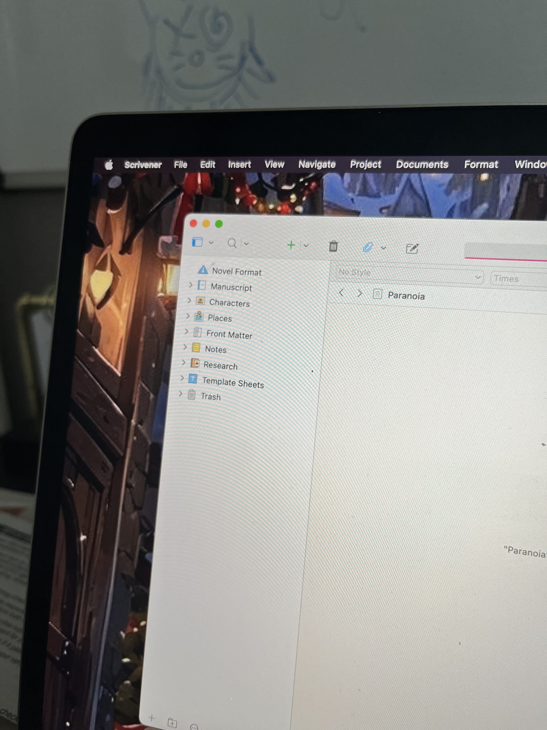 How Scrivener helped me organize my book